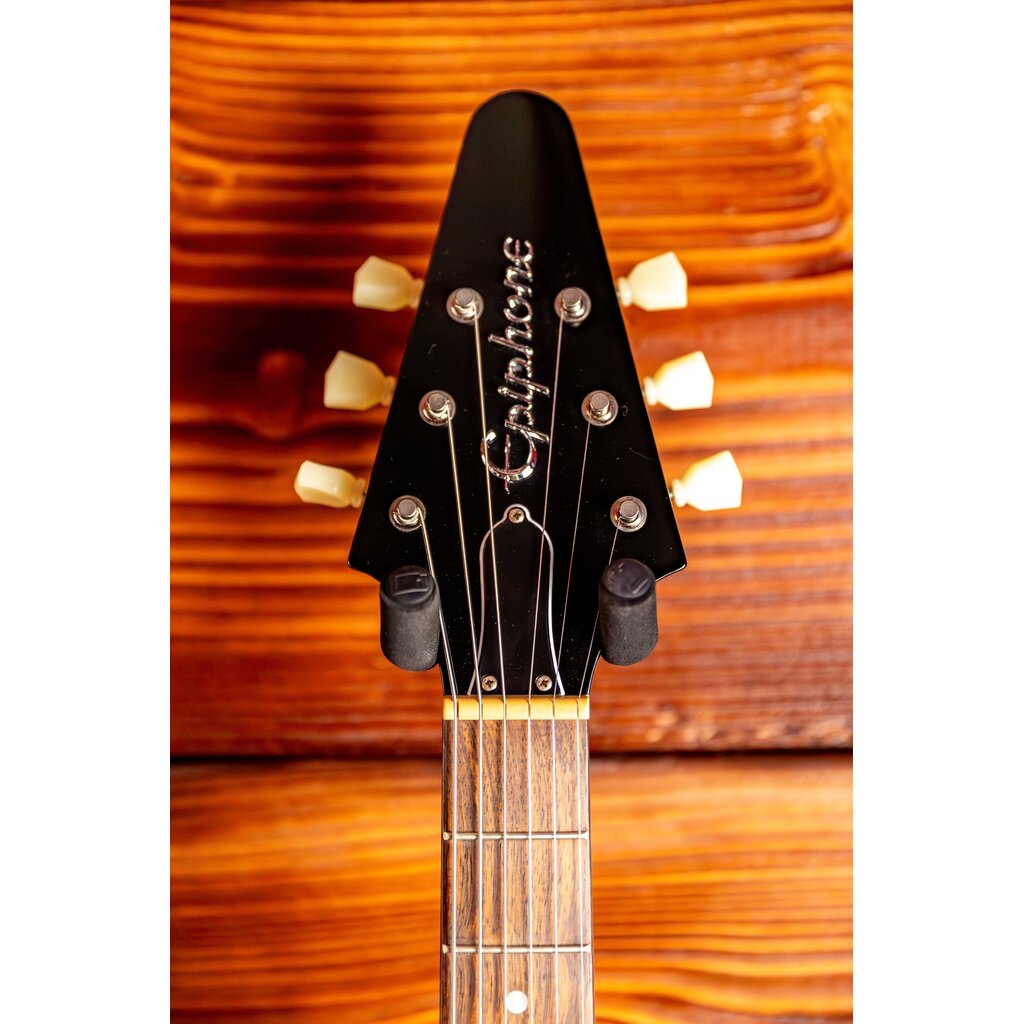 Epiphone Epiphone Flying V Electric Guitar, Ebony (In-Store Pickup Only)