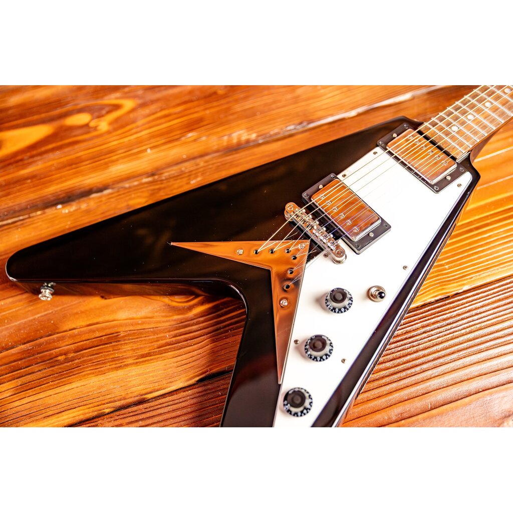 Epiphone Epiphone Flying V Electric Guitar, Ebony (In-Store Pickup Only)
