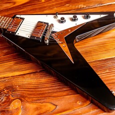Epiphone Epiphone Flying V Electric Guitar, Ebony (In-Store Pickup Only)