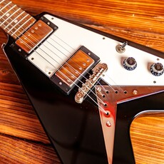 Epiphone Epiphone Flying V Electric Guitar, Ebony (In-Store Pickup Only)
