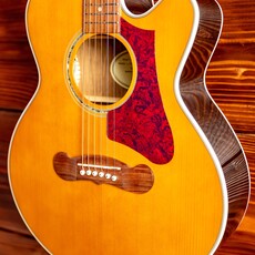 Epiphone Epiphone J-200 EC Studio Parlor Acoustic-Electric Guitar, Vintage Natural (In-Store Pickup Only)