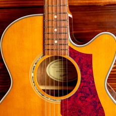 Epiphone Epiphone J-200 EC Studio Parlor Acoustic-Electric Guitar, Vintage Natural (In-Store Pickup Only)