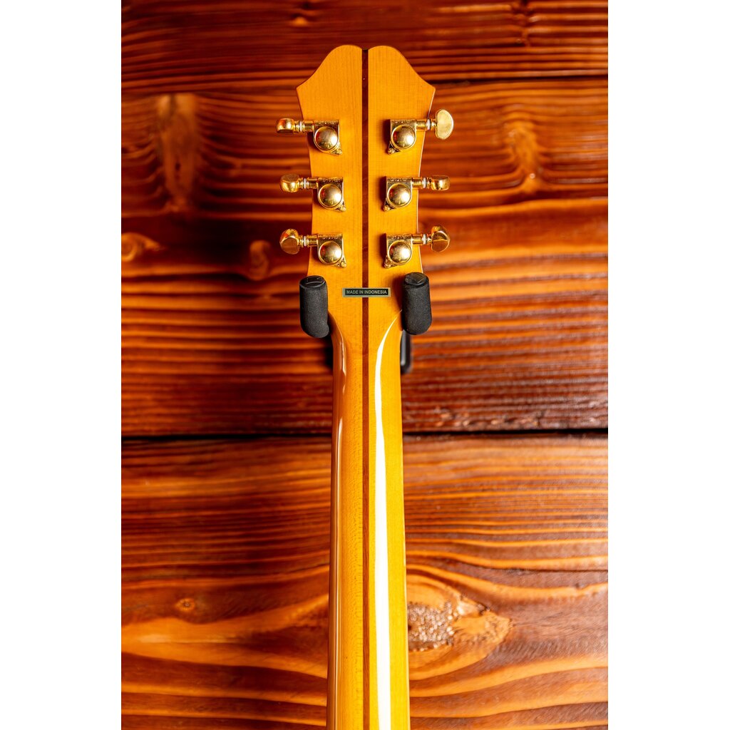 Epiphone Epiphone J-200 EC Studio Parlor Acoustic-Electric Guitar, Vintage Natural (In-Store Pickup Only)