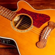 Epiphone Epiphone J-200 EC Studio Parlor Acoustic-Electric Guitar, Vintage Natural (In-Store Pickup Only)