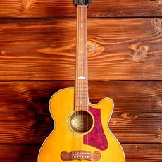 Epiphone Epiphone J-200 EC Studio Parlor Acoustic-Electric Guitar, Vintage Natural (In-Store Pickup Only)