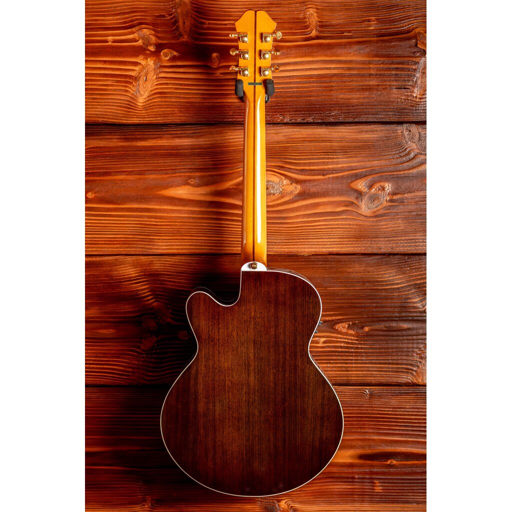 Epiphone Epiphone J-200 EC Studio Parlor Acoustic-Electric Guitar, Vintage Natural (In-Store Pickup Only)