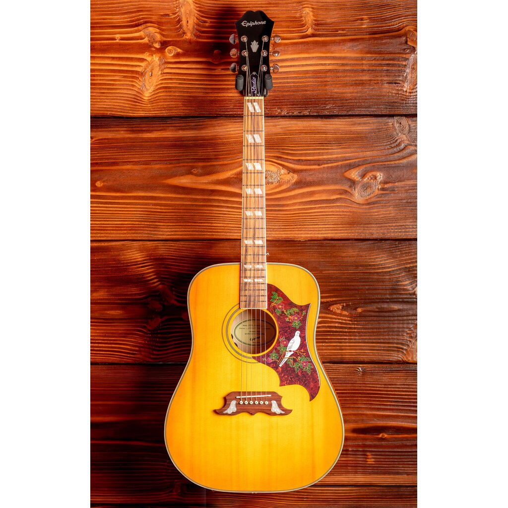 Epiphone Epiphone Dove Studio Acoustic-Electric Guitar, Violinburst (In-Store Pickup Only)