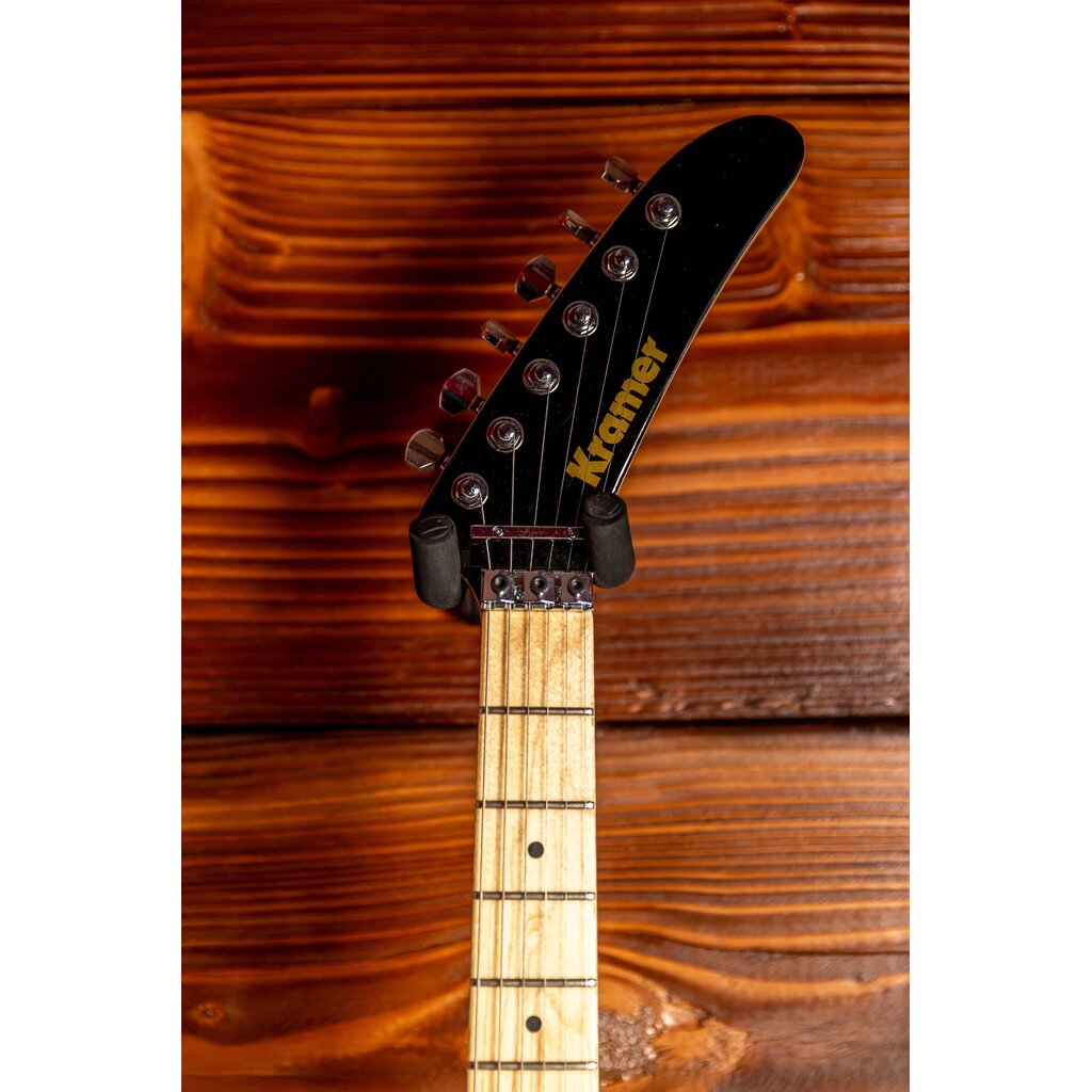 Kramer Kramer "The 84" Electric Guitar, Ebony (w/ EVH® D-Tuna)