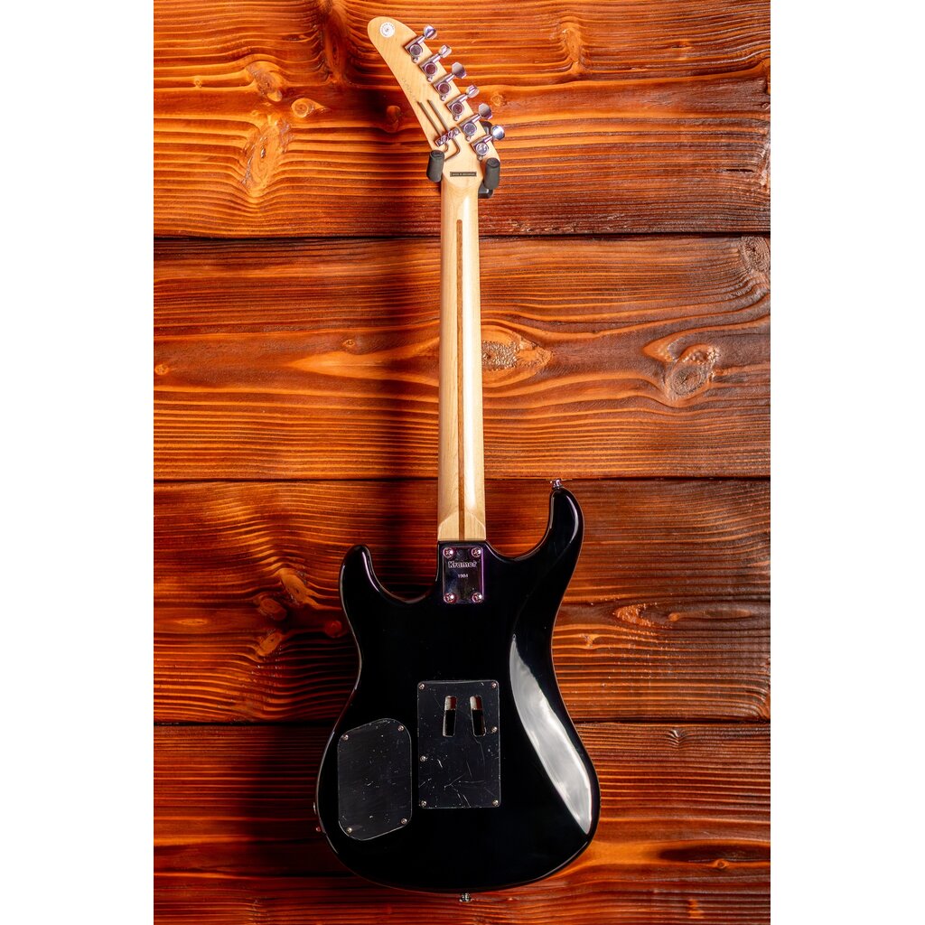 Kramer Kramer "The 84" Electric Guitar, Ebony (w/ EVH® D-Tuna)