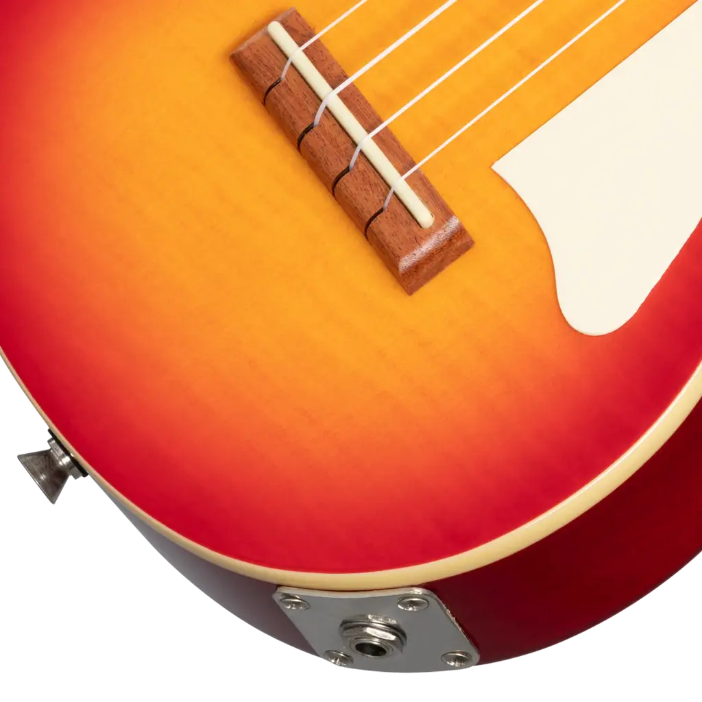 Epiphone Epiphone Les Paul Acoustic-Electric Concert Ukulele, Heritage Cherry Sunburst (Included Gig Bag) (In-Store Pickup Only)