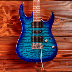 Ibanez Ibanez Gio GRX70QA Electric Guitar, Transparent Blue Burst