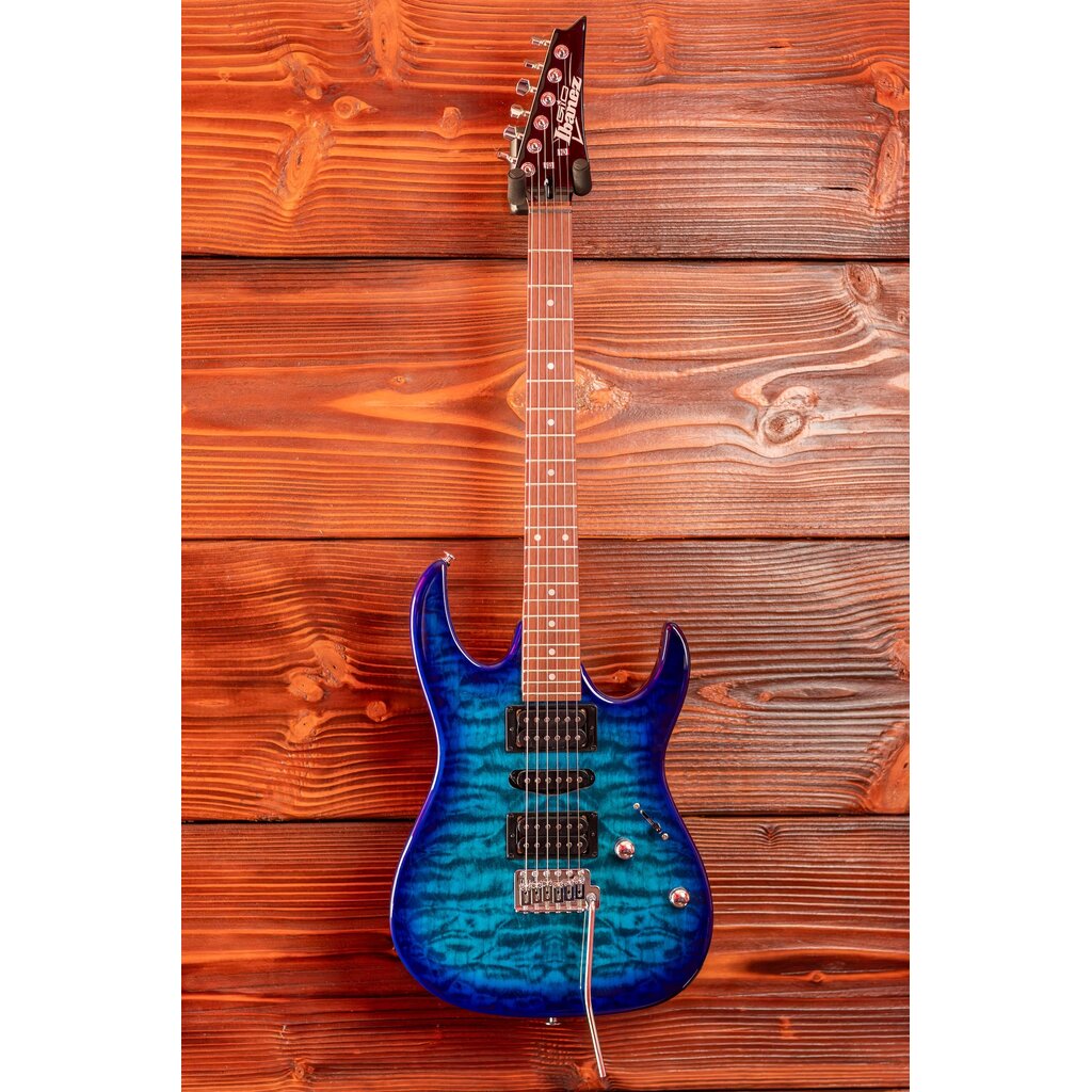 Ibanez Ibanez Gio GRX70QA Electric Guitar, Transparent Blue Burst