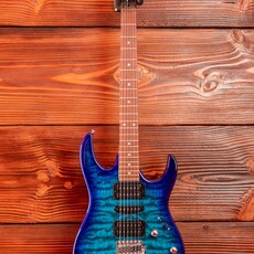 Ibanez Ibanez Gio GRX70QA Electric Guitar, Transparent Blue Burst