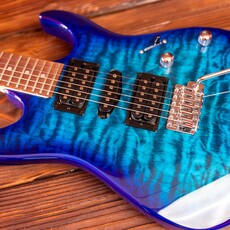 Ibanez Ibanez Gio GRX70QA Electric Guitar, Transparent Blue Burst