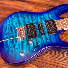 Ibanez Ibanez Gio GRX70QA Electric Guitar, Transparent Blue Burst