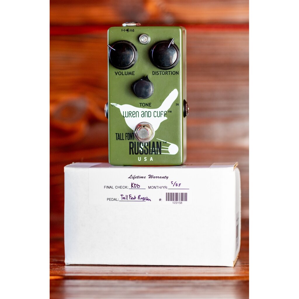 Wren and Cuff Wren and Cuff Tall Font Russian Pedal