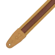 Levy's Levy's Cotton Combo Series Guitar Strap, Tan & Tan