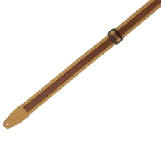 Levy's Levy's Cotton Combo Series Guitar Strap, Tan & Tan