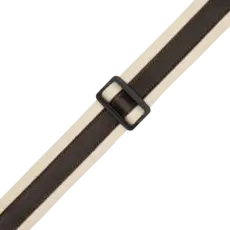 Levy's Levy's Cotton Combo Series Guitar Strap, Natural & Dark Brown