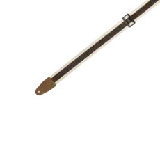 Levy's Levy's Cotton Combo Series Guitar Strap, Natural & Dark Brown