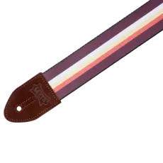 Levy's Levy's Suede Harmony Series Guitar Strap, 3 Bar Pattern