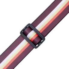 Levy's Levy's Suede Harmony Series Guitar Strap, 3 Bar Pattern