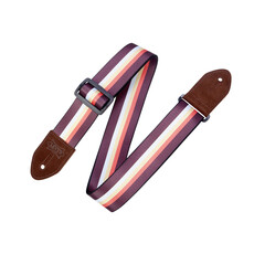 Levy's Levy's Suede Harmony Series Guitar Strap, 3 Bar Pattern