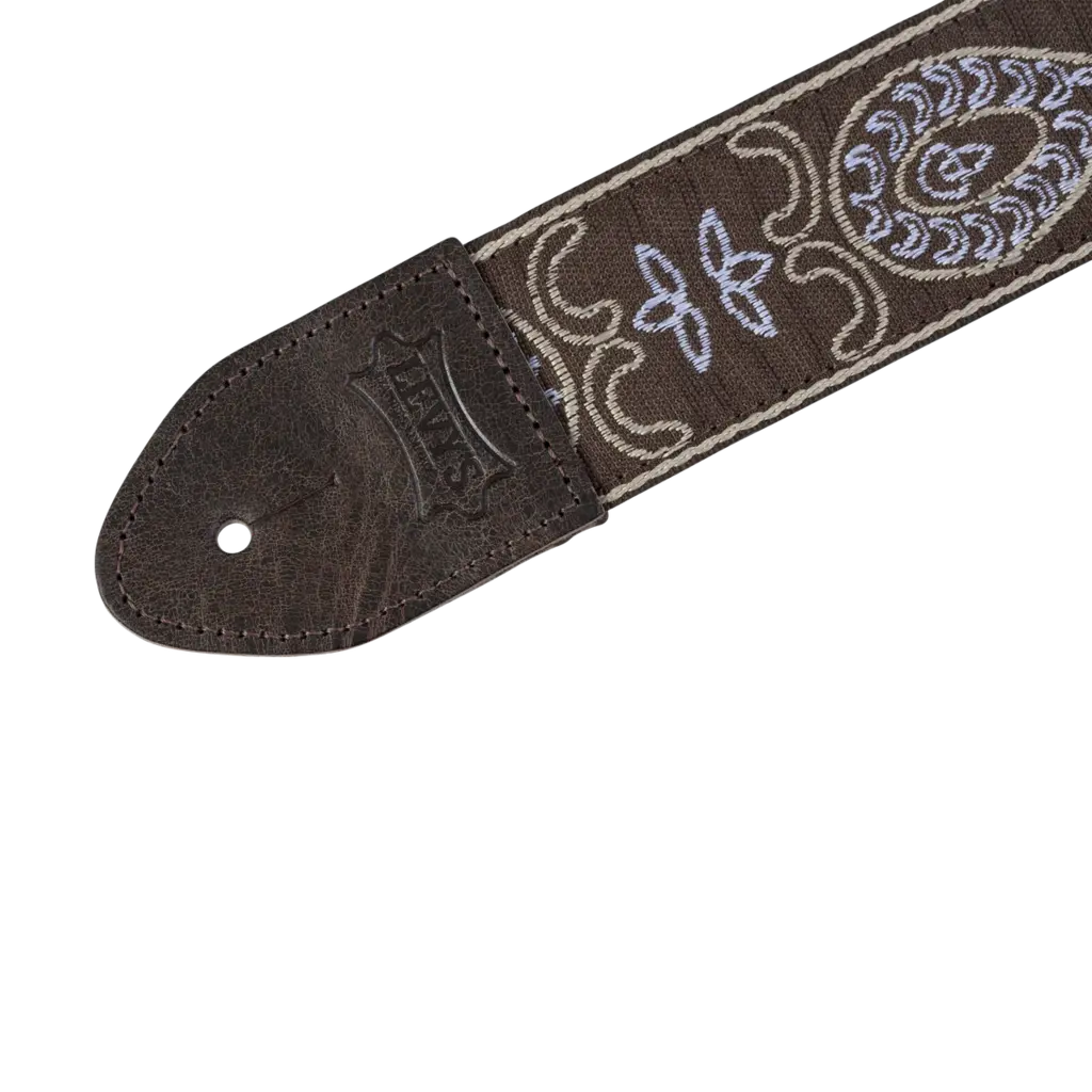 Levy's Levy's Vintage Hootenanny Series Guitar Strap, Rainbow