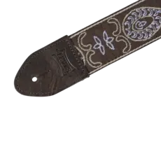 Levy's Levy's Vintage Hootenanny Series Guitar Strap, Rainbow