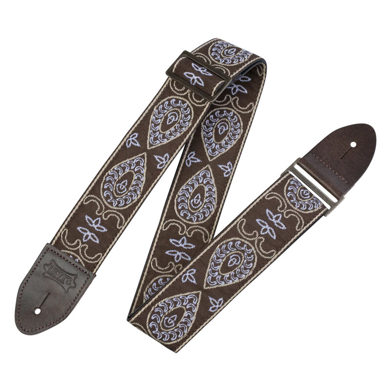 Levy's Levy's Vintage Hootenanny Series Guitar Strap, Rainbow