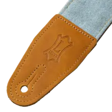 Levy's Levy's Denim Series Guitar Strap, Light Blue