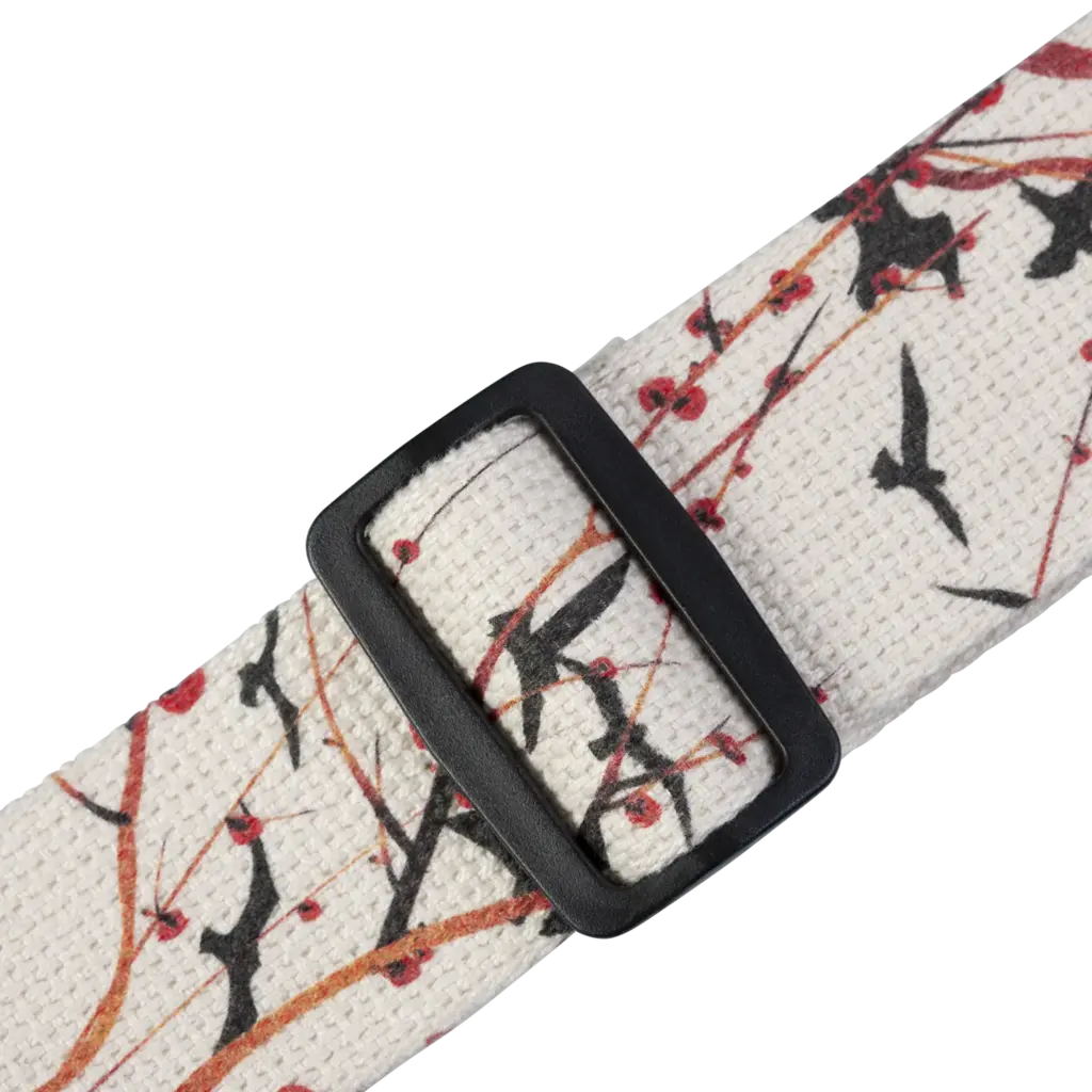 Levy's Levy's Nature Cotton Series Guitar Strap, Birds & Trees