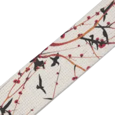 Levy's Levy's Nature Cotton Series Guitar Strap, Birds & Trees