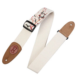 Levy's Levy's Nature Cotton Series Guitar Strap, Birds & Trees
