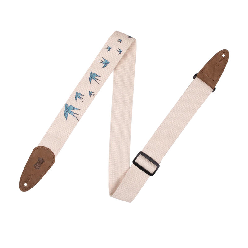 Levy's Levy's Nature Cotton Series Guitar Strap, Blue Bird