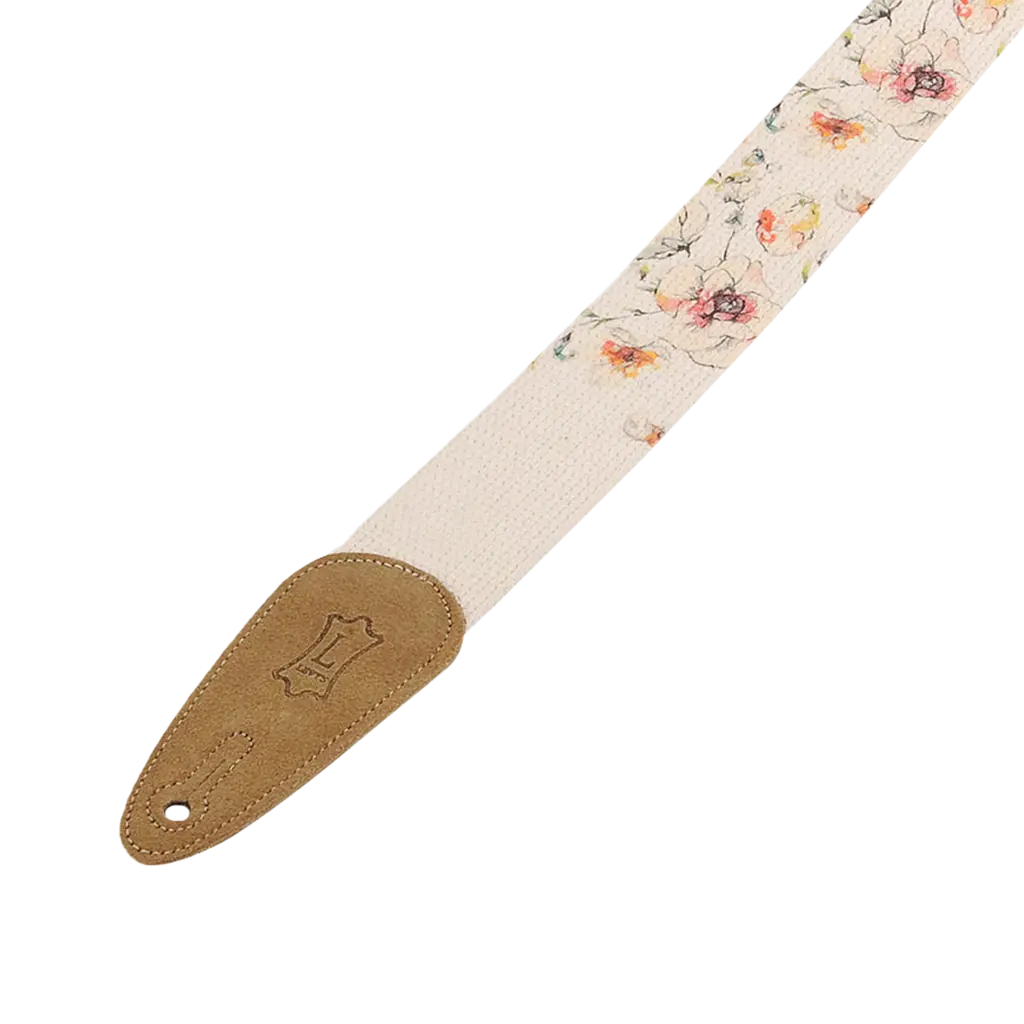 Levy's Levy's Nature Cotton Series Guitar Strap, Floral