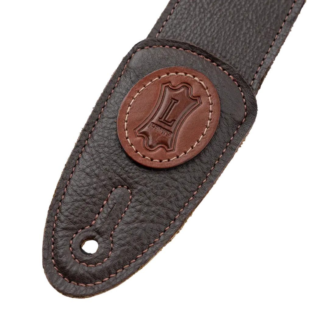 Levy's Levy's Signature Tri Glide Series Guitar Strap, Brown