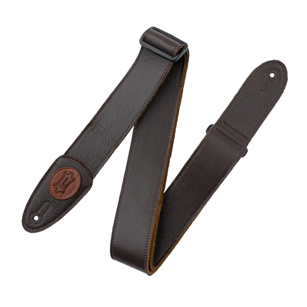 Levy's Levy's Signature Tri Glide Series Guitar Strap, Brown