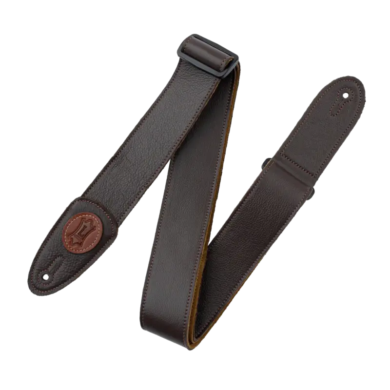 Levy's Levy's Signature Tri Glide Series Guitar Strap, Brown