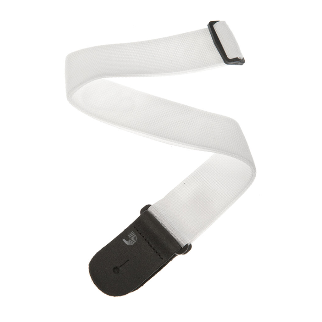 D'Addario D'Addario Polypropylene Guitar Strap, White
