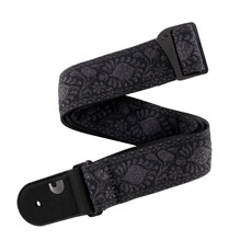 D'Addario D'Addario Woven Guitar Strap, Monterey Black Tubular