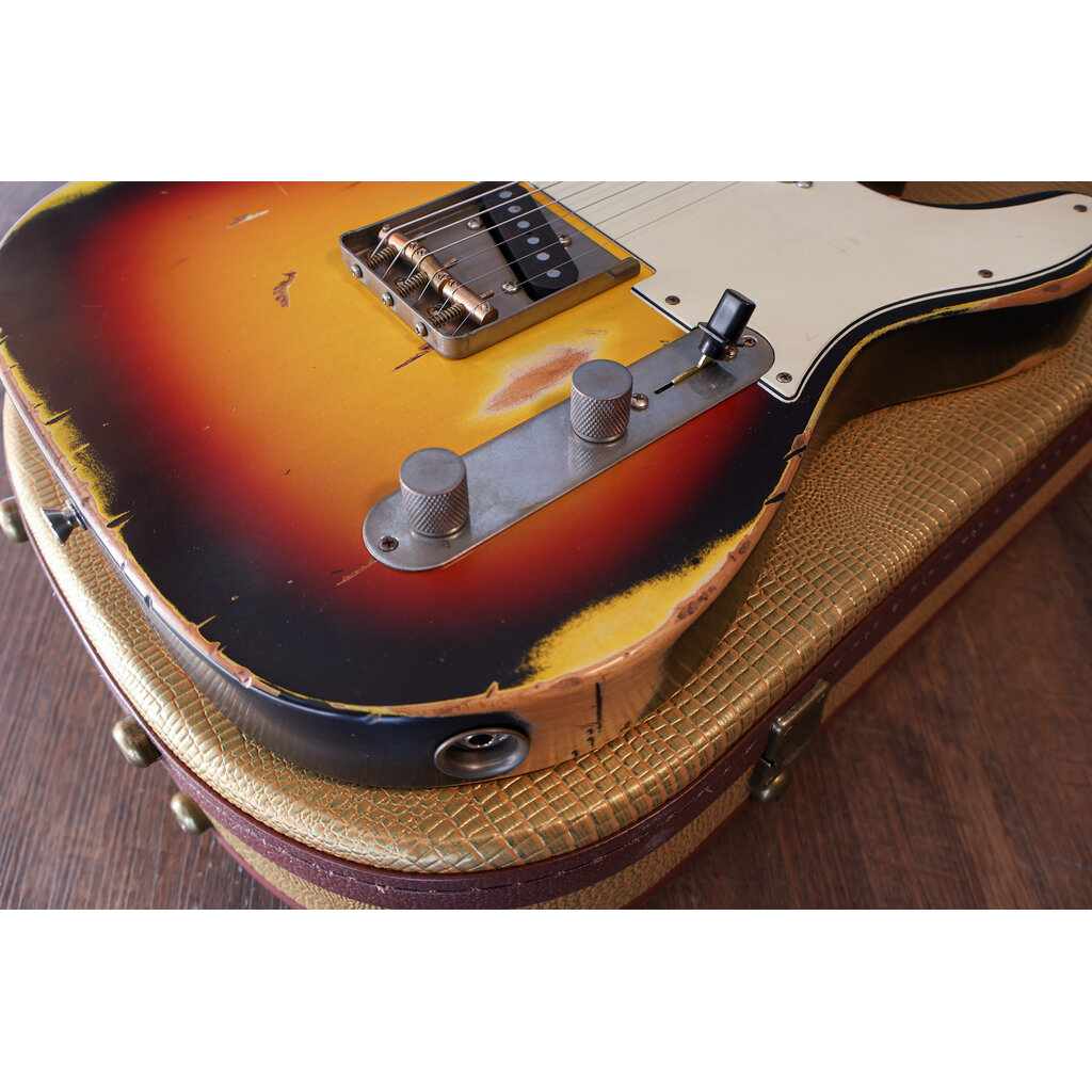Nash Guitars Nash Guitars - T63 - 3 Tone Sunburst - Heavy Aging
