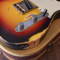 Nash Guitars Nash Guitars - T63 - 3 Tone Sunburst - Heavy Aging