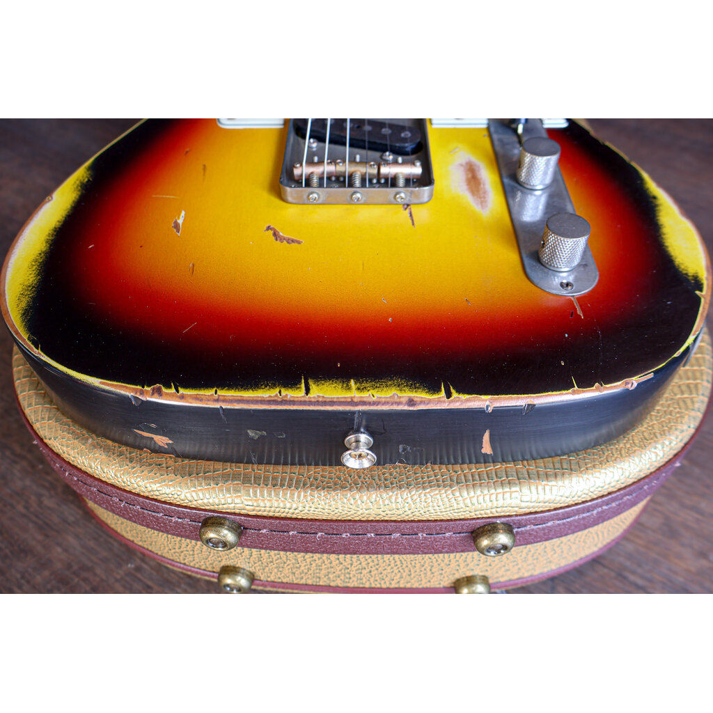 Nash Guitars Nash Guitars - T63 - 3 Tone Sunburst - Heavy Aging