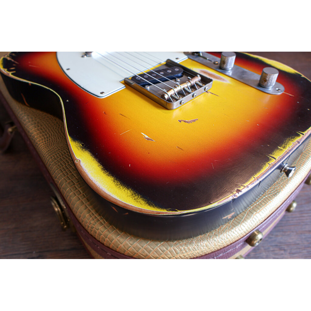 Nash Guitars Nash Guitars - T63 - 3 Tone Sunburst - Heavy Aging