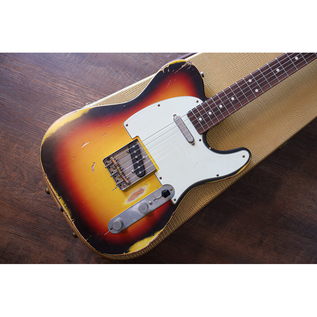 Nash Guitars Nash Guitars - T63 - 3 Tone Sunburst - Heavy Aging