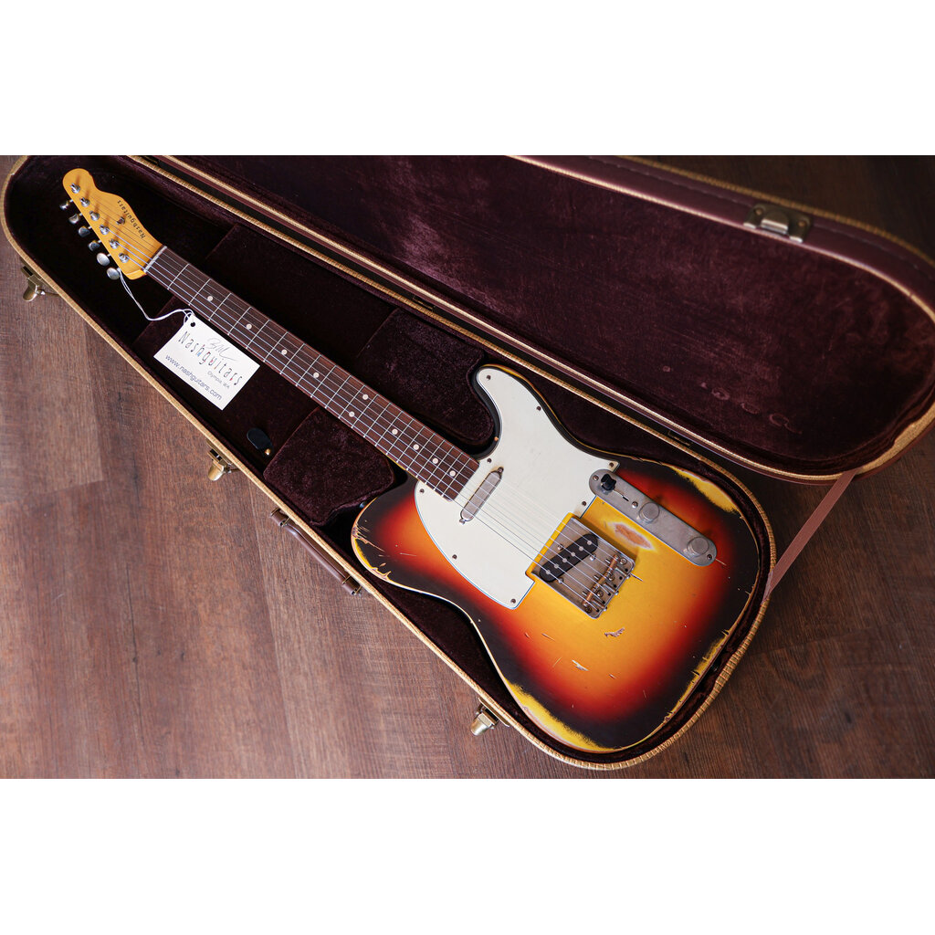 Nash Guitars Nash Guitars - T63 - 3 Tone Sunburst - Heavy Aging