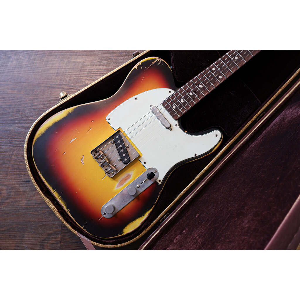 Nash Guitars Nash Guitars - T63 - 3 Tone Sunburst - Heavy Aging