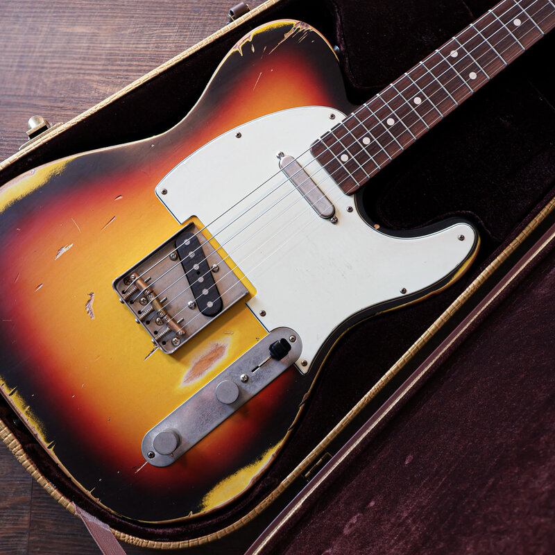 Nash Guitars Nash Guitars - T63 - 3 Tone Sunburst - Heavy Aging