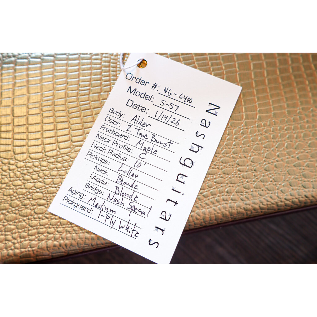 Nashguitars Nash Guitars - S57 - 2 Tone Sunburst - Light/Medium Aging